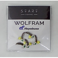 Мормишка вольфр. Start Fishing Личинка гач.№ 16 Black CAT eye 0,2 г 011-020-1