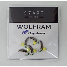 Мормишка вольфр. Start Fishing Личинка гач.№ 16 Black CAT eye 0,2 г 011-020-1