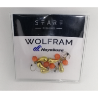 Мормишка вольфр. Start Fishing Уралка №2 гач.№14 Gold CAT eye 4 мм 1,1 г 018-040-1