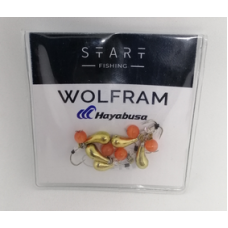 Мормишка вольфр. Start Fishing Уралка №2 гач.№14 Gold CAT eye 4 мм 1,1 г 018-040-1
