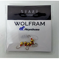 Мормишка вольфр. Start Fishing Гр. Кулька з отвором гач.№18 Gold 3 мм 0,2 г 005-030-1