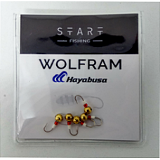 Мормишка вольфр. Start Fishing Гр. Кулька з отвором гач.№18 Gold 3 мм 0,2 г 005-030-1