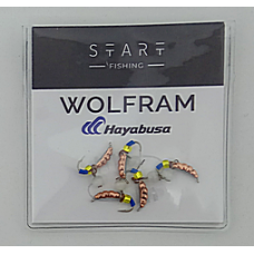 Мормишка вольфр. Start Fishing Личинка гач.№ 16 Cu CAT eye 0,2 г 011-020-1