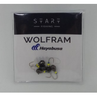 Мормишка вольфр. Start Fishing Крапля з отвором гач.№ 14 Black 4 мм 0,9 г 022-040-1