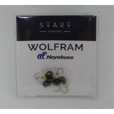 Мормишка вольфр. Start Fishing Крапля з отвором гач.№ 14 Black 4 мм 0,9 г 022-040-1
