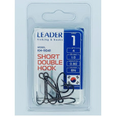 Двійник Leader SHORT DOUBLE  №1 (4 hooks)