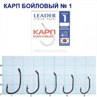 Гачок Leader Короп бойловий BN № 1 (4 hooks)