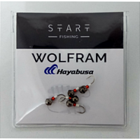 Мормишка вольфр. Start Fishing Гр. Кулька з отвором гач.№18 Black 3 мм 0,2 г 005-030-1