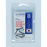 Двійник Leader SHORT DOUBLE  №8 (5 hooks)