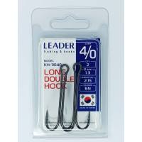Двійник Leader LONG DOUBLE №  4/0 (2 hooks)
