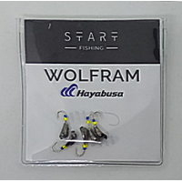 Мормишка вольфр. Start Fishing Уралка з кембриком гач.№16 Black 4 мм 0,9 г 023-040-1