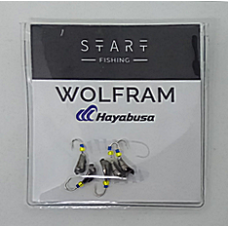 Мормишка вольфр. Start Fishing Уралка з кембриком гач.№16 Black 4 мм 0,9 г 023-040-1