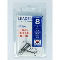 Двійник Leader LONG DOUBLE № 8 (4 hooks)