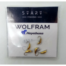 Мормишка вольфр. Start Fishing Ризький банан гач.№18 Gold 2 мм 0,3 г 025-020-1