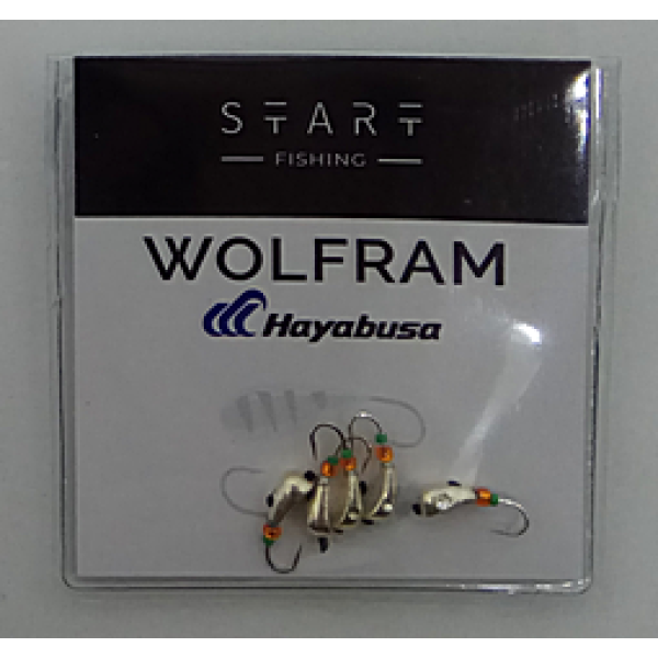 Мормишка вольфр. Start Fishing Уралка з кембриком гач.№16 Silver 4 мм 0,9 г 023-040-1