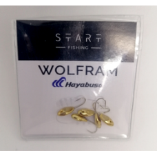 Мормишка вольфр. Start Fishing Насіння гач.№14 Gold 3,5 мм 0,6 г 008-035-1