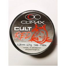 Лісочка Climax CULT CARPLINE червона 5 kg 1/4 lbs 1780 м 0,25 мм