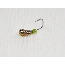 Мормишка вольфр. Start Fishing Клюшка гач.№ 16 Gold 3 мм 0,3 г 006-030-1