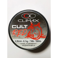 Лісочка Climax CULT CARPLINE червона 6,1 kg 1/4 lbs 1500 м 0,28 мм