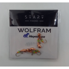 Мормишка вольфр. Start Fishing Уралка №2 гач.№16 Cu ланцюжок 3 мм 0,5 г 018-030-1