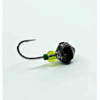 Мормишка вольфр. Start Fishing Кристал/отвір/кембрик гач.№18 Black 3 мм 0,2 г 029-030-1