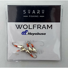 Мормишка вольфр. Start Fishing Крапля з лискою гач.№ 18 Silver 3 мм 0,4 г 028-030-1