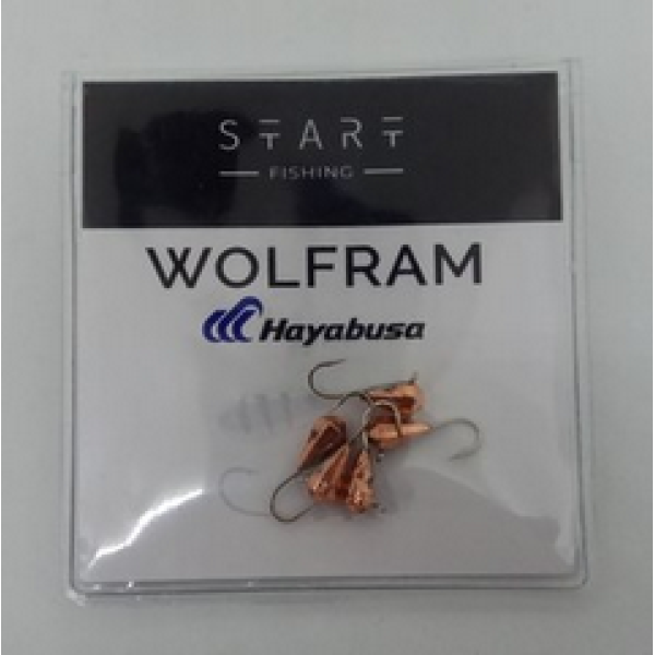 Мормишка вольфр. Start Fishing Гр. крапля гач.№ 16 Cu 3,4 мм 0,5 г 017-034-1