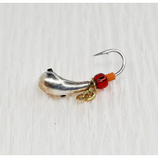 Мормишка вольфр. Start Fishing Уралка №2 гач.№16 Silver ланцюжок 3 мм 0,5 г 018-030-1