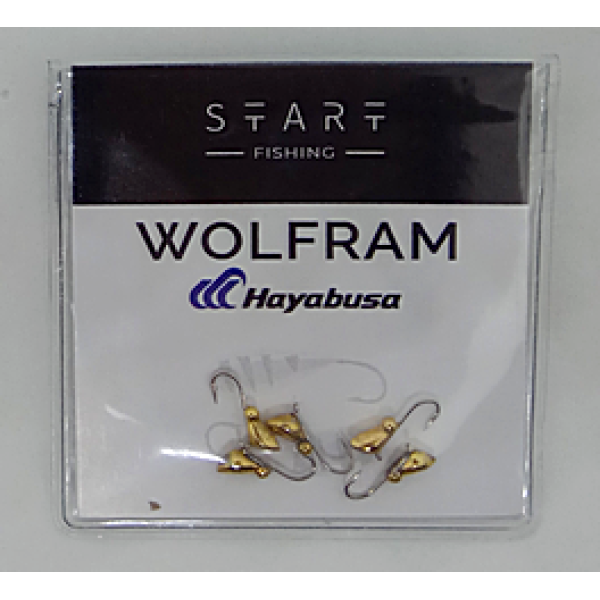 Мормишка вольфр. Start Fishing Бабка гач.№18 Gold 3 мм 0,3 г 037-030-1
