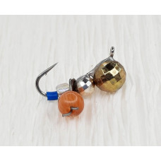 Мормишка вольфр. Start Fishing Мураха др гр з вушк гач.№18 Gold+Silv CATeye3,0* 2,5 мм 0,4 г 034-032