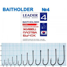 Гачок Leader Baitholder  BN  №  4 (7 hooks)
