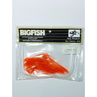 Силікон їстівний Big fish Sexy Worm 3" col. Морква 10шт/уп