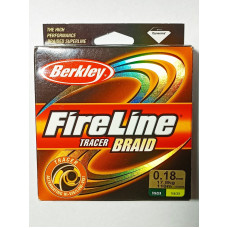 Шнур Berkley FireLine TRACER Braid Yellow/Black 17,8 кг 110 м 0,18 мм