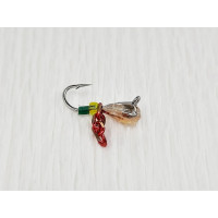 Мормишка вольфр. Start Fishing Крапля з вушком гач.№ 18 Silver ланцюжок 2,5 мм 0,2 г 016-025-1
