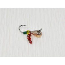 Мормишка вольфр. Start Fishing Крапля з вушком гач.№ 18 Silver ланцюжок 2,5 мм 0,2 г 016-025-1