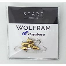 Мормишка вольфр. Start Fishing Крапля з вушком гач.№ 12 Gold 5 мм 1,9 г 016-050-03