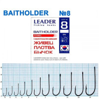 Гачок Leader Baitholder  BN  №  8 (9 hooks)