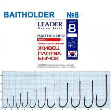 Гачок Leader Baitholder  BN  №  8 (9 hooks)