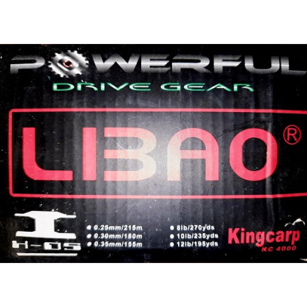 Котушка Libao KC KingCarp 4000 з байтранером
