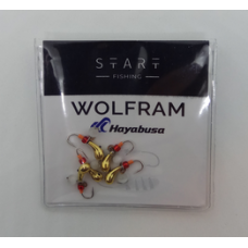 Мормишка вольфр. Start Fishing Уралка №2 гач.№16 Gold CAT eye 3 мм 0,5 г 018-030-1