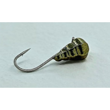 Мормишка вольфр. Start Fishing Крапля секційна з вушком гач.№18 Gold 3 мм 0,3 г 030-030-1