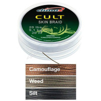 Повідковий матеріал Climax CULT Skin Braid 30lb Camou green mat 15 м