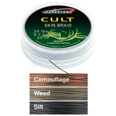 Повідковий матеріал Climax CULT Skin Braid 30lb Camou green mat 15 м