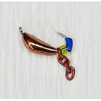 Мормишка вольфр. Start Fishing Ризький банан гач.№18 Cu ланцюжок 2 мм 0,3 г 025-020-1