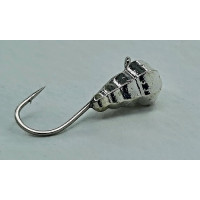 Мормишка вольфр. Start Fishing Крапля секційна з вушком гач.№18 Silver 3 мм 0,3 г 030-030-1