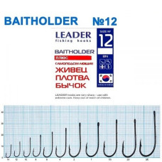 Гачок Leader Baitholder  BN  № 12 (9 hooks)