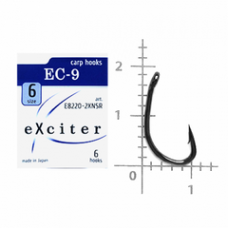 Гачок eXciter model  EC - 9    № 6  (6 hooks)