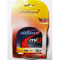 Шнур Climax MIG BRAID Yellow 14,80 kg 135 м 0,18 мм