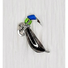 Мормишка вольфр. Start Fishing Ризький банан гач.№18 Black ланцюжок 2 мм 0,3 г 025-020-1