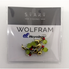 Мормишка вольфр. Start Fishing Мураха з вушком гач.№ 14 Gold CAT eye 4 мм 0,8 г 003-040-1